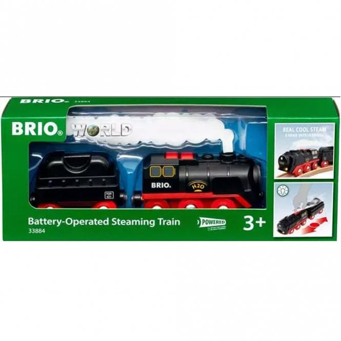 Brio Battery-Operated Steaming Trai