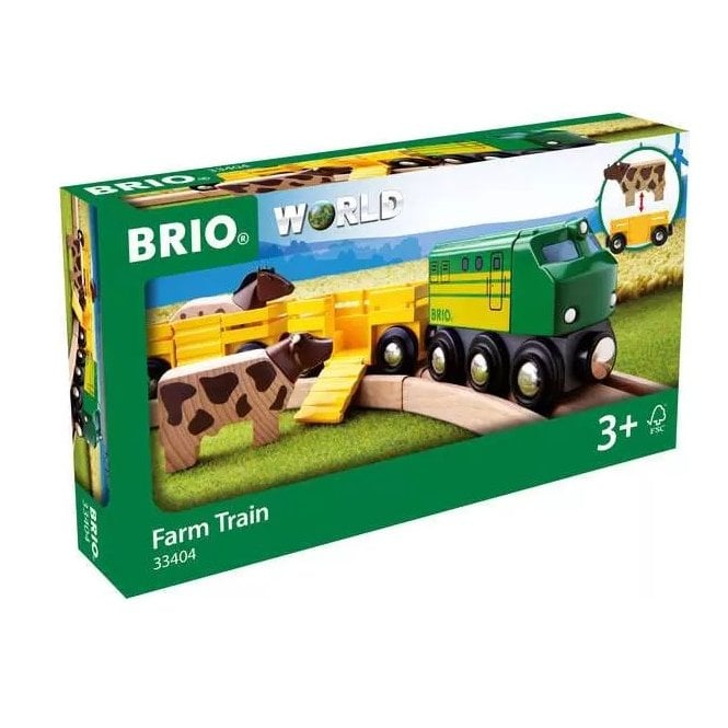 Brio Farm Train Set