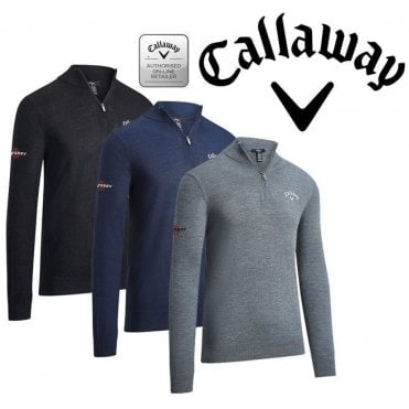 1/4 Zip Blended Merino Sweater
