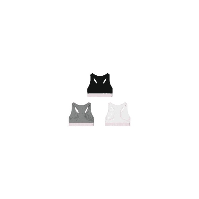 Calvin Klein 3 Pack Girls Bra Bralette