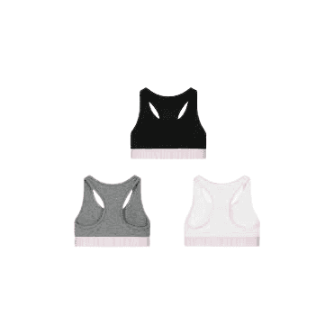 3 Pack Girls Bra Bralette