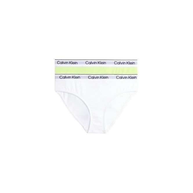 Calvin Klein 5 Pack Girls Bikini Briefs - Icon Cotton Stretch