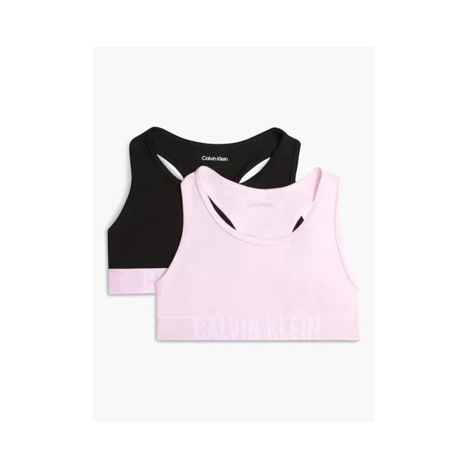 Calvin Klein Kids' Intense Power Bralette, Pack of 2