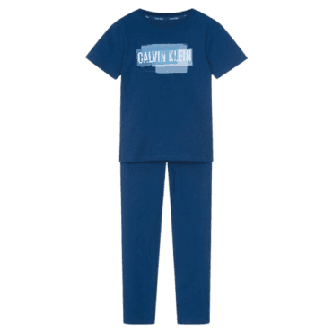 Kids Royal Blue Cotton Pajamas