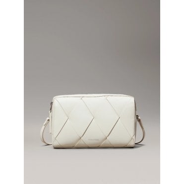 Woven Crossbody Camera Bag