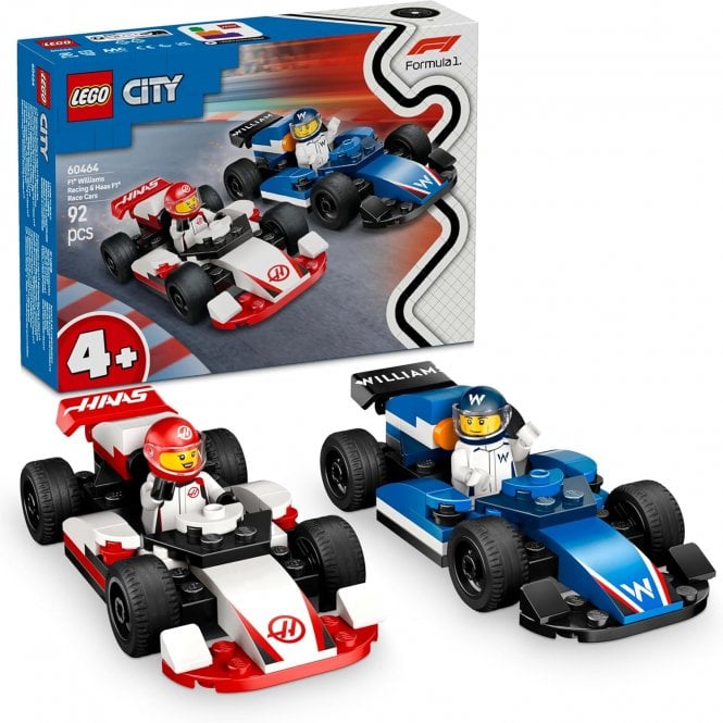 City Formula 1 F1® Williams Racing & Haas F1® Race Cars