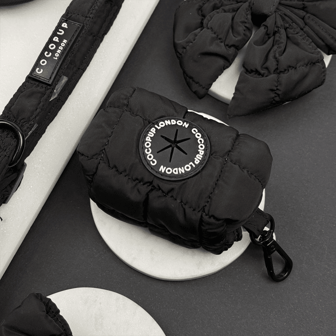 Cocopup Onyx Quilted Poop Bag Holder
