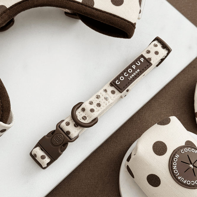 Cocopup Tiramisu Polka Dot Collar