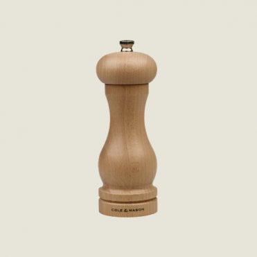 Light Beech Capstan Pepper Mill 165mm