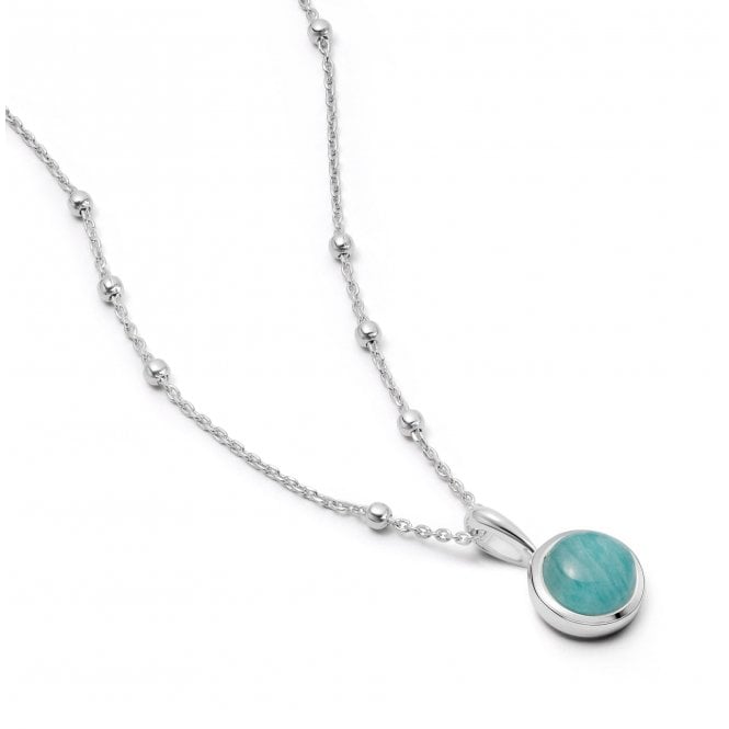 Daisy Amazonite Healing Stone Necklace