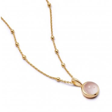 Rose Quartz Healing Stone Necklace