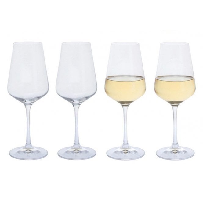 Dartington Cheers! White Wine Glass, Set of 4