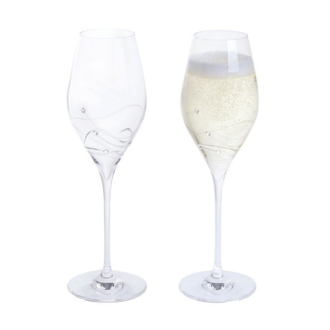 Dartington Glitz Prosecco Flute, Set of 2