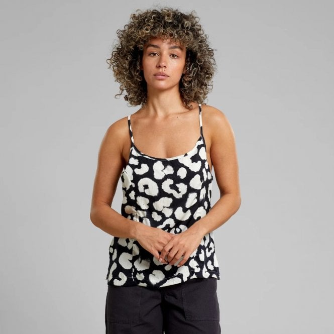 DEDICATED. Strap Top Hoby Painted Leopard Black