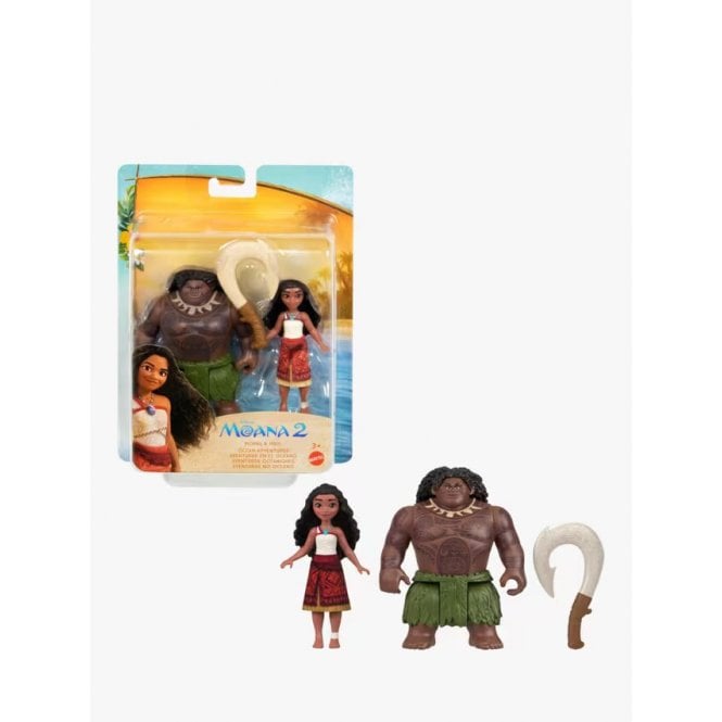 MOANA 2 Disney Maui & Moana Dolls Set