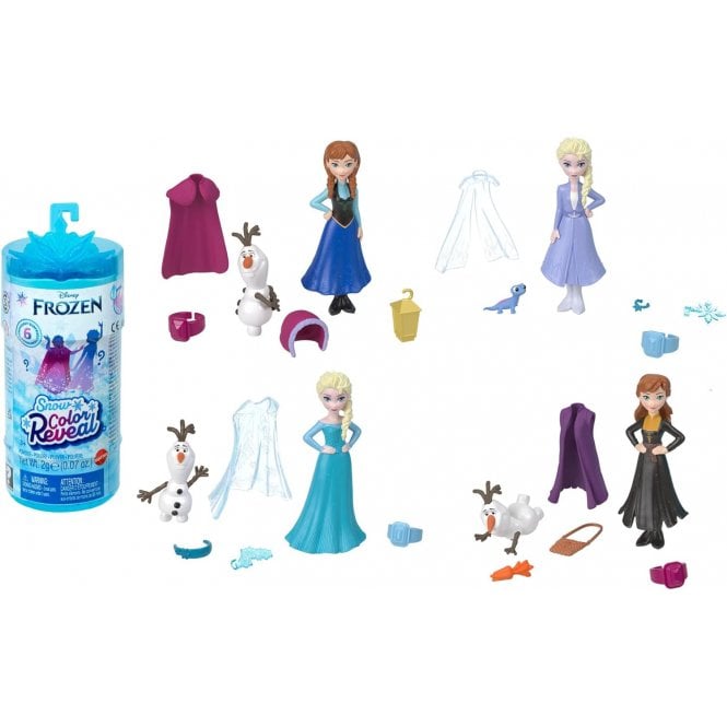 DISNEY PRINCESS Frozen Small Dolls Colour Reveal Asst