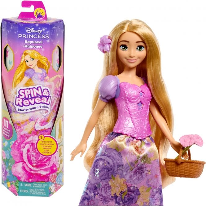 DISNEY PRINCESS Princess Spin & Reveal Rapunzel