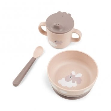 Foodie first meal set w/suction Happy clouds Powde