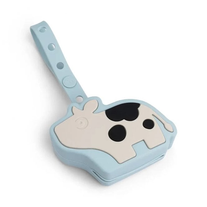 Done by Deer Silicone pacifier pouch Dotti Blue