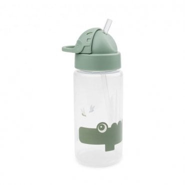 Straw bottle Croco