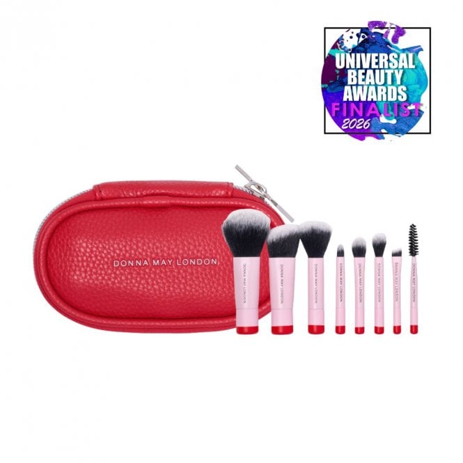 DONNA MAY LONDON 8 Piece Travel Makeup Brush Set