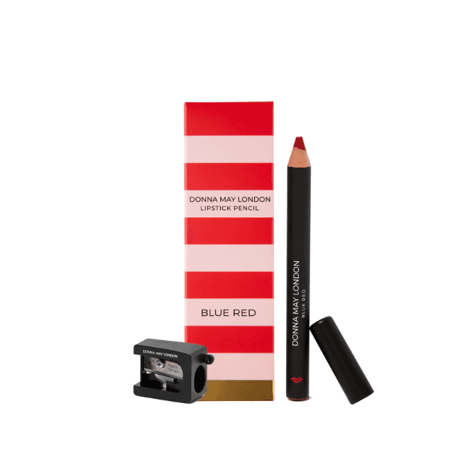 DONNA MAY LONDON CHUNKY BLUE RED LIP TO CHEEK PENCIL