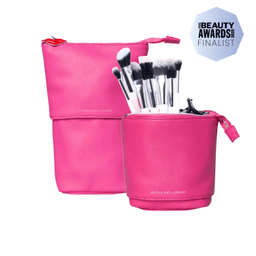 Stand & Store Makeup Brush Case