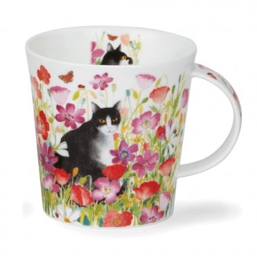 Cairngorm Mug - Pretty Paws - Black & White