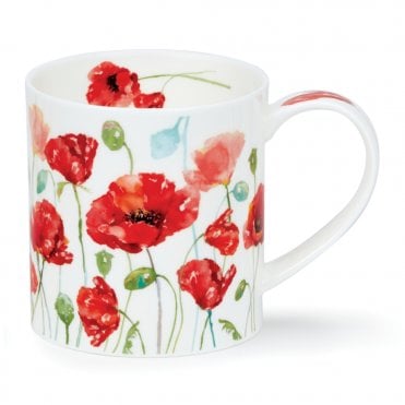 Orkney Mug - Floral Breeze - Poppy