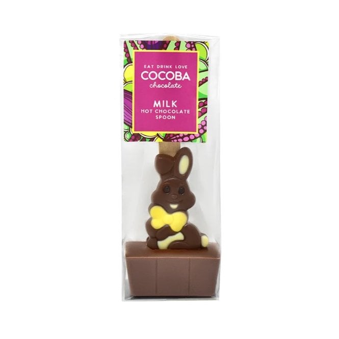 Chocoba Easter bunny milk chocolate spoon