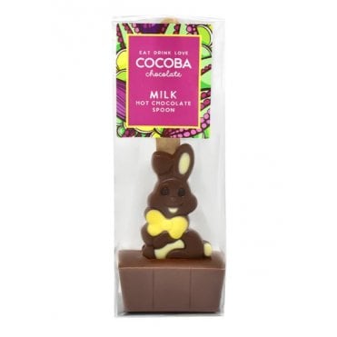 Easter bunny milk chocolate spoon