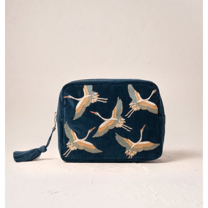 Elizabeth Scarlett Cranes Wash Bag