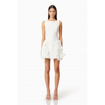 Janelle Mini Dress In White
