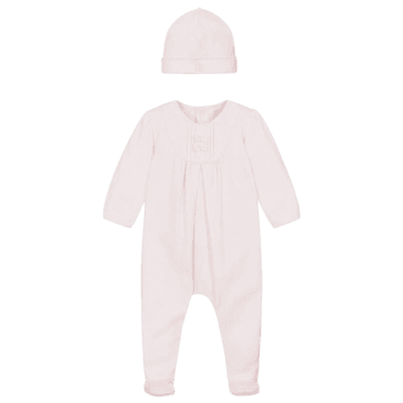 Interlock AIO with pleated yoke  ricrac trim & Hat