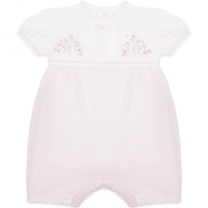 Emile et Rose Jemma Girls Floral Embroidery Romper