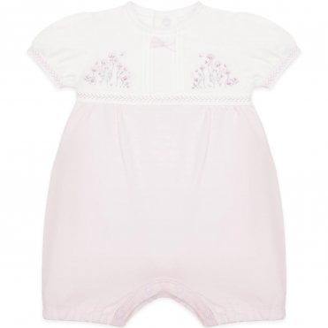 Jemma Girls Floral Embroidery Romper