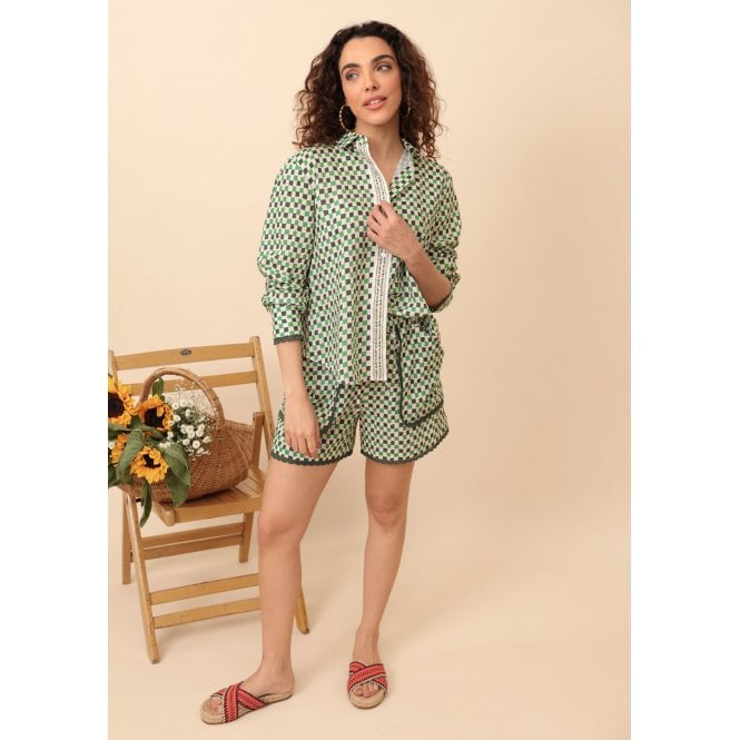 Emily Lovelock Josie Print Shorts