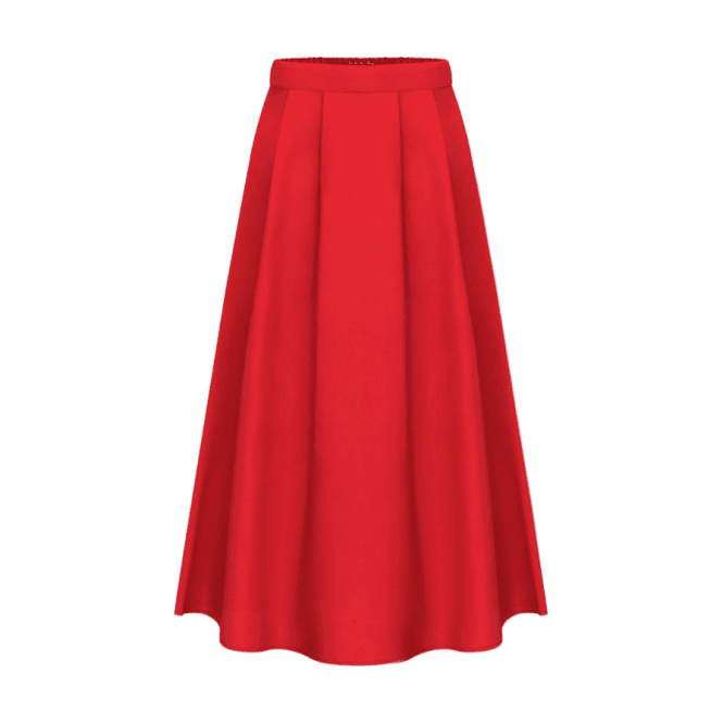 EMME Marella Urali Stretch Poplin Skirt