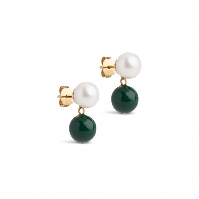 Enamel Columba Earrings