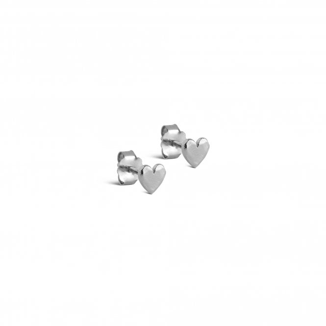 Enamel Heart Studs
