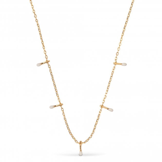 Enamel Lola Drop Necklace