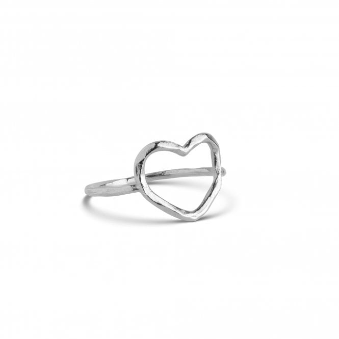 Enamel Organic Heart Ring