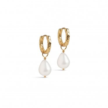 Significant Pearl Hoops