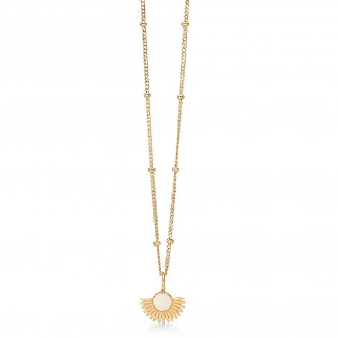 Enamel Soleil Necklace