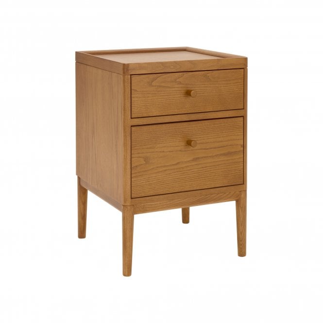 Ercol Salina 2 Drawer Bedside Cabinet