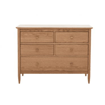 Teramo Bedroom 5 Drawer Wide Chest