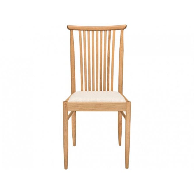 Ercol Teramo Dining Chair (Cream Fabric)