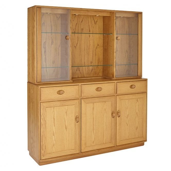 Ercol Windsor Display Top For 3822H (shown with 3 Door High Sideboard)