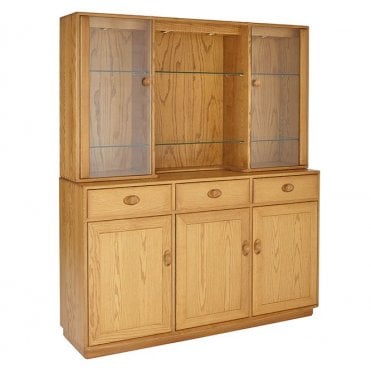 Windsor Display Top For 3822H (shown with 3 Door High Sideboard)
