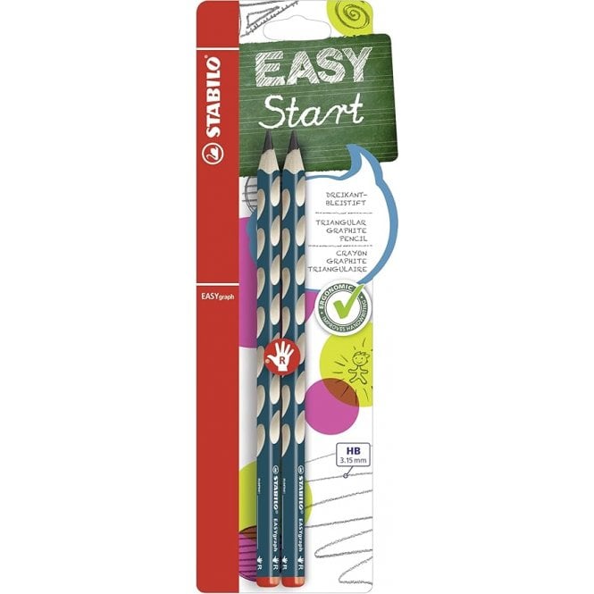 Stabilo Ergonomic Starter Set - EASYoriginal  EASYgraph  Refill  Sharpener & Eraser set R version